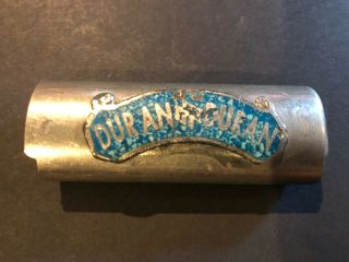 Vintage 80’s Band Duran Duran Metal Sleeve Lighter Case with Turquoise Emblem 2