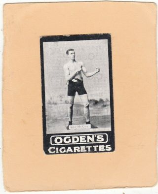 Ogdens Tabs Scarce Type Heroes Of The Ring.  Kid Mccoy.  Ref.  Og.  63.  Issued 1901
