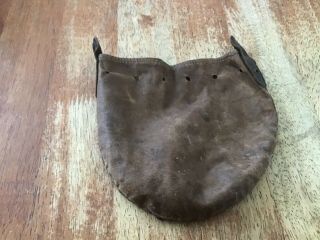 Vintage Pipe Tobacco Pouch Leather Bag