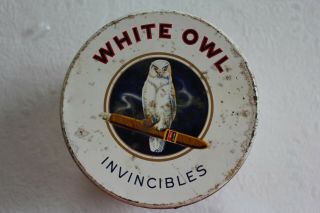White Owl Invincibles Cigar Tin 1960
