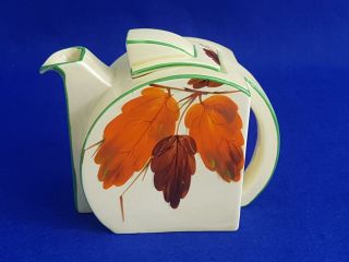 1930s Clarice Cliff Royal Staffordshire Wilkinson Art Deco Teapot W H/p Leaves