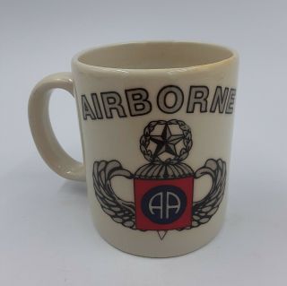 Us Army 82nd Airborne Classic Coffee Mug Rare Vintage Collectible