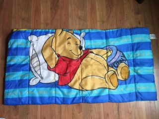 Winnie The Pooh Sleeping Bag Childs 55 " X 28 " Vintage