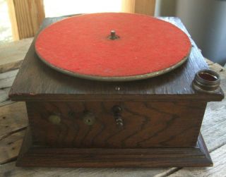 Antique Vintage Standard Talking Machine Wind Up Mechanical Turntable