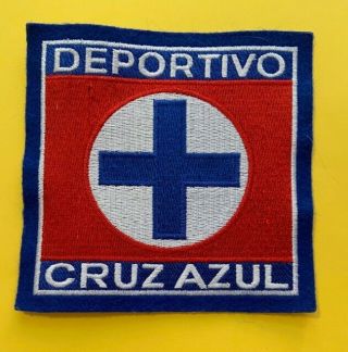 Vintage Deportivo Cruz Azul Patch Fc Football Soccer Sports Mexico City 310v