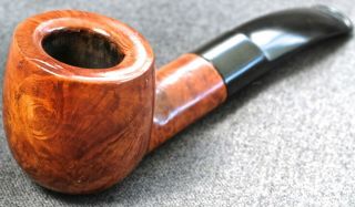 Lovely S15 Old Briar Slightly Bent 9mm BriarPot,  oval shank and stem 2