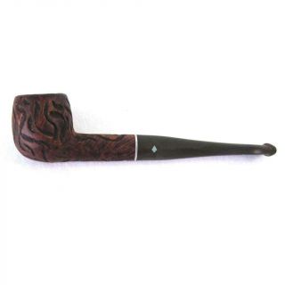 Vintage Dr Grabow Duke Carved Imported Briar Pipe With Spade Marking