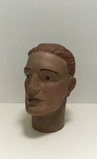 C1930 Male Plaster Mannequin Head