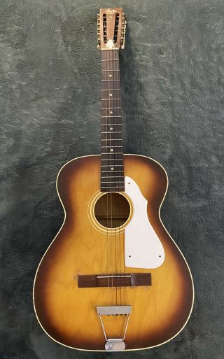 Stella Harmony H912 Vintage 12 String Acoustic Guitar 1967