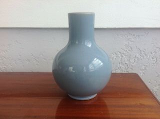 Rare Antique Chinese Clair De Lune / Jun Style Glazed Porcelain Vase
