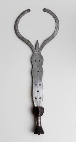 Congo Old African Knife Ancien Couteau Topoke Afrika Kongo Africa Sword