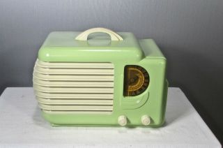 Antique Farnsworth Vintage Bakelite Tube Radio Restored And