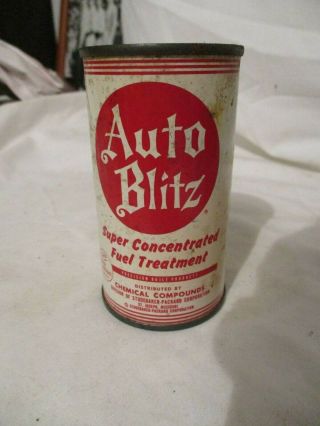 Vintage Sp Studebaker Packard Auto Blitz Fuel Treatment Can Bottle Car 6 Oz 4 "