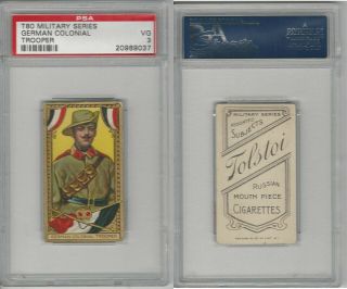 T80 Tolstoi,  Military,  1911,  Colonial Trooper,  Germany,  Psa 3 Vg