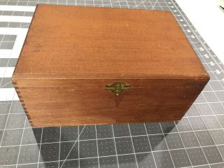Vintage Wooden Cigar Box Factory 1514 Penn 9 " X 6.  5 " X 4 " W/ Cedar Shakes