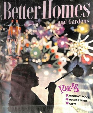 Better Homes And Gardens,  December 1957