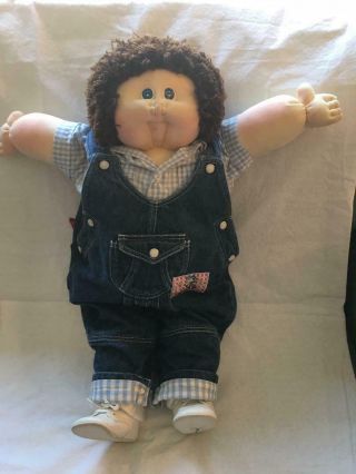1983 23 " Cabbage Patch Doll Little People Soft Sculpture Boy Or Girl W Shoes