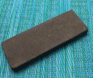 Vtg Sharpening Stone Knife Blade Tool Sharpener Honing Brick Oilstone 4” Small