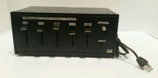 Vtg Realistic Stereo Frequency Equalizer Model 31 - 1986 Radio Shack Painted Black