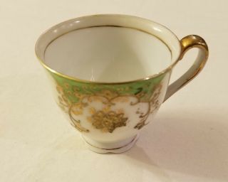 Vintage Mini Teacup Floral Design Made In Occupied Japan