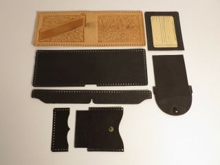 Tandy U - Name - It Wallet Kit 1033 Leather Crafts Vintage Complete