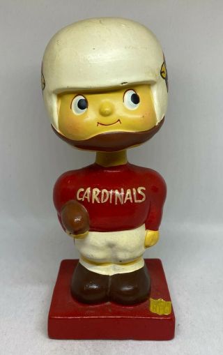 Vintage St.  Louis Cardinals Red Square Base Bobblehead Nodder