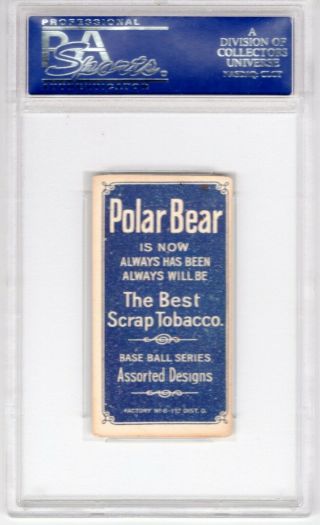 1909 - 11 T206 POLAR BEAR HOOKS WILTSE PORTRAIT WITH CAP PSA 3.  5 VG,  SET BREAK LOO 2
