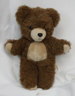 Vintage California Stuffed Toys Teddy Bear Plush Animal Brown Tan 11 "