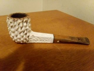 Vintage Kaywoodie Coral White Briar Tobacco Smoking Pipe
