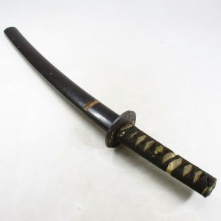 B485: Real Old Japanese Sword Mountings Called Koshirae With Greatest Kashira