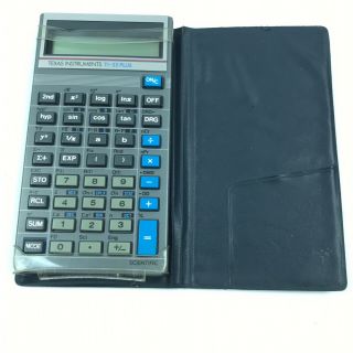 Vintage Texas Instruments Ti - 35 Plus Scientific Calculator,  Cover 7.  I1