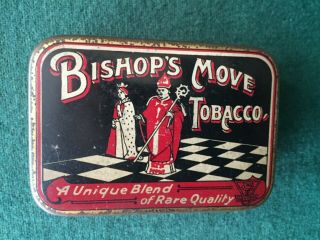 1950’s Bishop’s Move Tobacco Tin