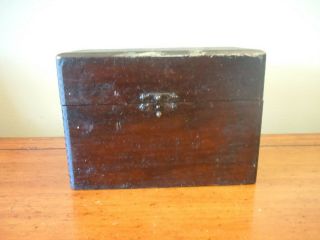 Antique/ Vintage Wooden Cigar Box / District Of Georgia / No.  11