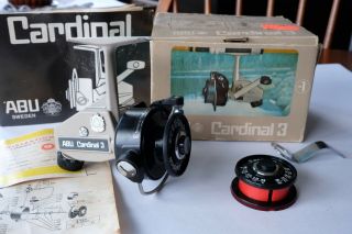 Abu Cardinal 3 Vintage Spinning Reel Sweden Rare