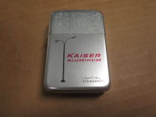 Kaiser Aluminum Lighting Cigarette Lighter Old Lightpole Vintage Rare Park