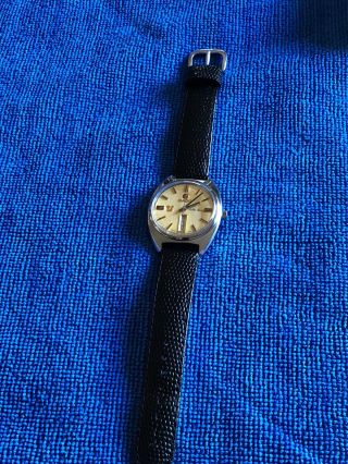 Vintage RADO Golden Horse Automatic Day/Date SS with Golden Dial 3