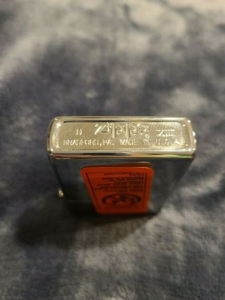 1997 Zippo GM CHEVY Logo Lighter “THE Heartbeat OF AMERICA” Ad,  unfired 3
