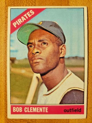 1966 Topps Roberto Bob Clemente 300 Pittsburgh Pirates Great Shape