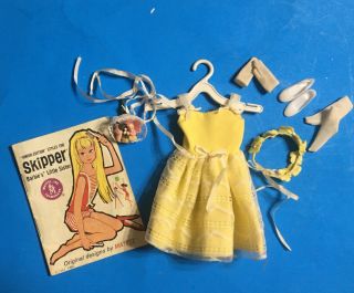 Vintage Skipper Barbie Doll Outfit Flower Girl,  Complete, .