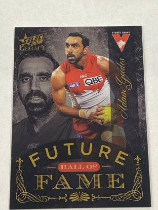 2018 Afl Legacy Future Hall Of Fame Adam Goodes 22/50
