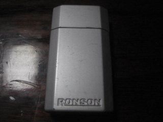 Ronson Jet Lite Flip Top Butane Torch Cigarette Lighter - Stainless