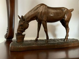 Antique Jennings Bros.  Large Bronze Horse J.  B.  2623