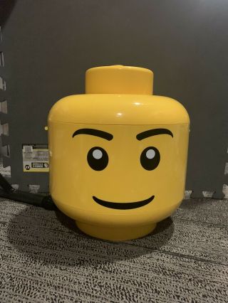 Lego Sorter Storage Large Yellow Head Sort Bin Trays Handle Euc