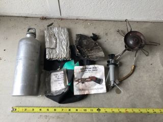 Msr Whisperlite Shaker Jet Backpacking Stove W/ Fuel Bottle And Repair Kit Nr
