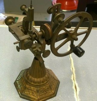 Antique Rounding Up Milling Machine Lathe - Watchmaker Bench Repair Tool