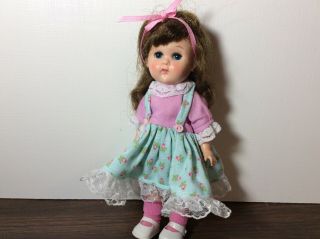 vintage Vogue Ginny doll,  BKW,  pretty brunette,  cute outfit 2