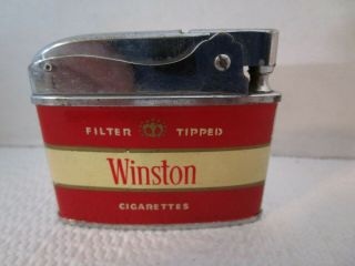Vintage Winston Cigarettes Promo Advertising Zenith Lighter Made In Japan