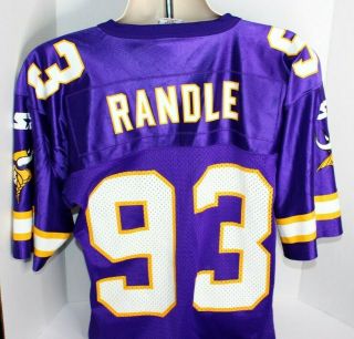 Vintage Starter Minnesota Vikings John Randle 93 Nfl Football Jersey Mens 46 M