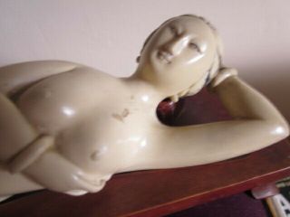 Chinese Antique Medicine Nude Doctor Lady Figure 9 