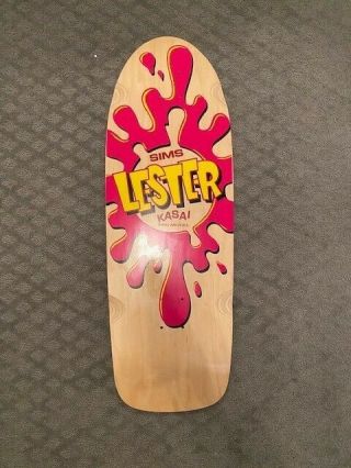 Sims Lester Kasai Skateboard Deck Reissue
